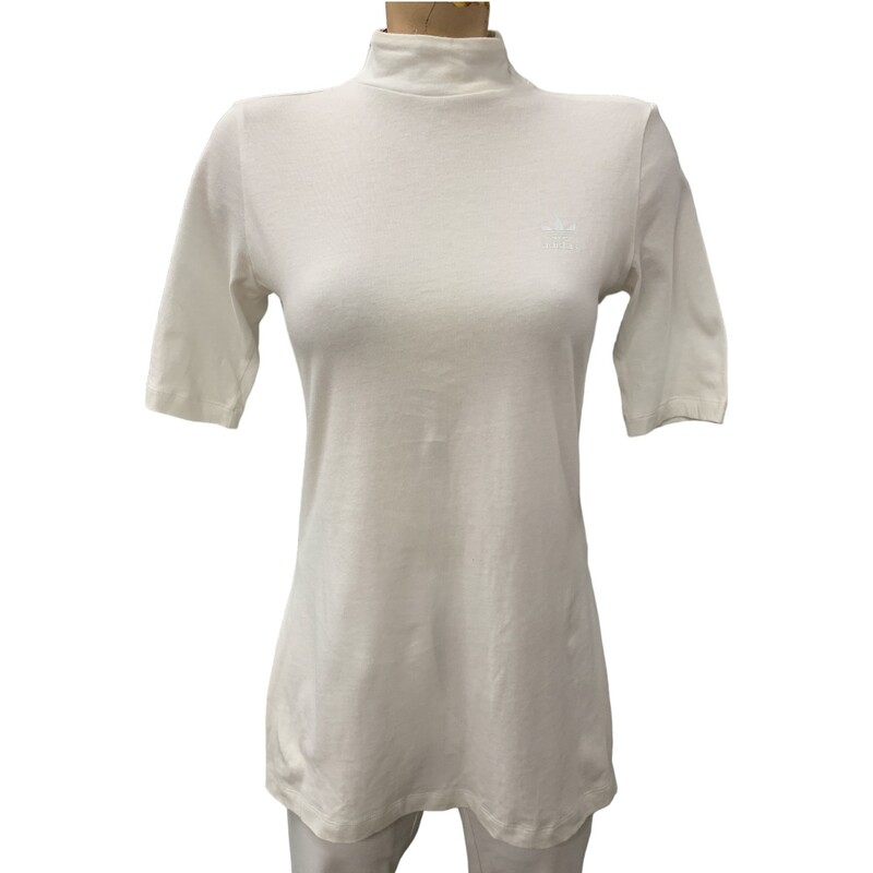 Adidas Turtleneck Tunic, White, Size: S