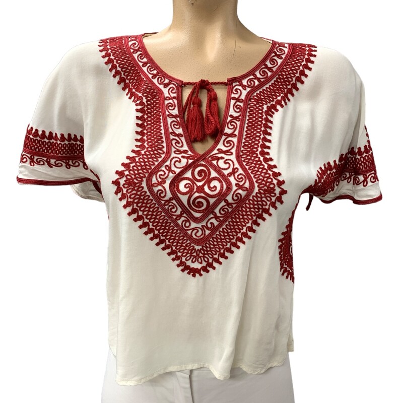 Forever21, Wht/red, Size: S