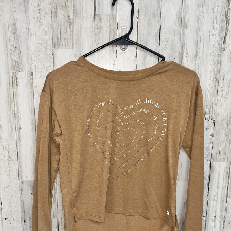 7/8 Tan Do All Things Tee, Tan, Size: Girl 7/8