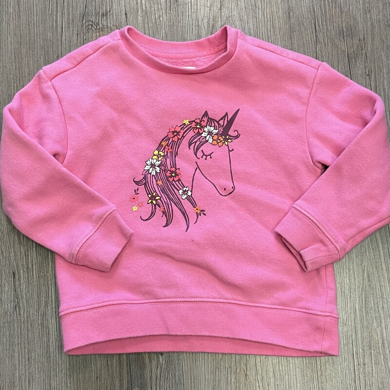 Gap Sweatshirt, Pink, Size: 4Y