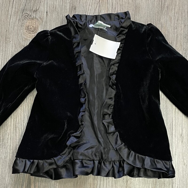 Circo Velvet Cardigan, Black, Size: 18M