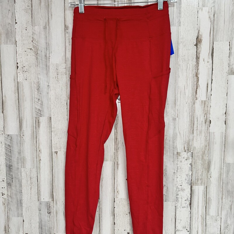 Sz4 Red Drawstring Leggin