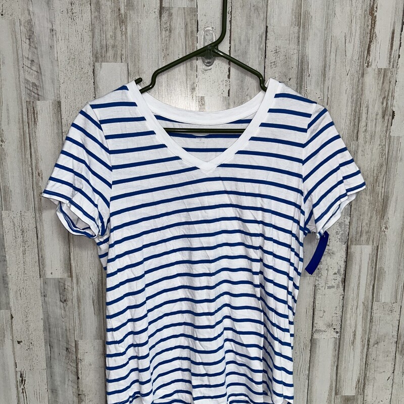 M Blue Striped Tee