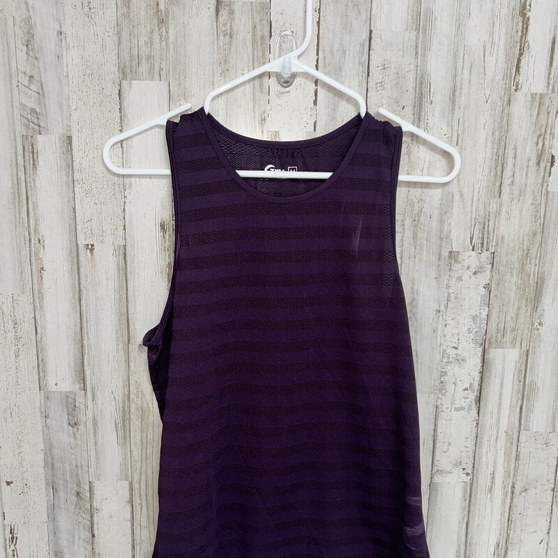 M Purple Stripe Tank