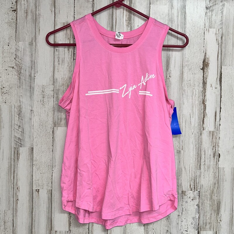 M Pink Logo Tank