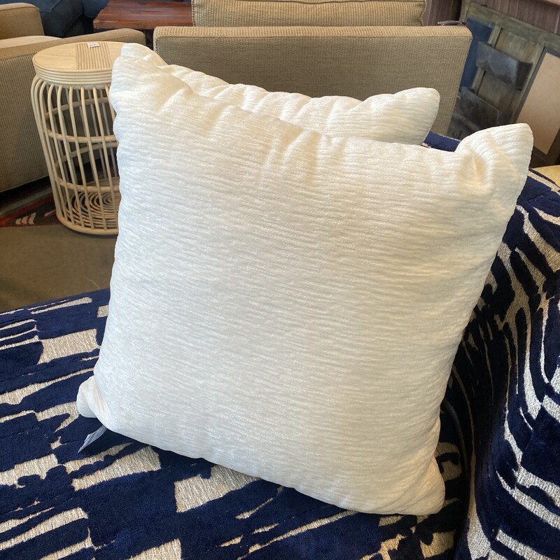 White Velvet Pillow