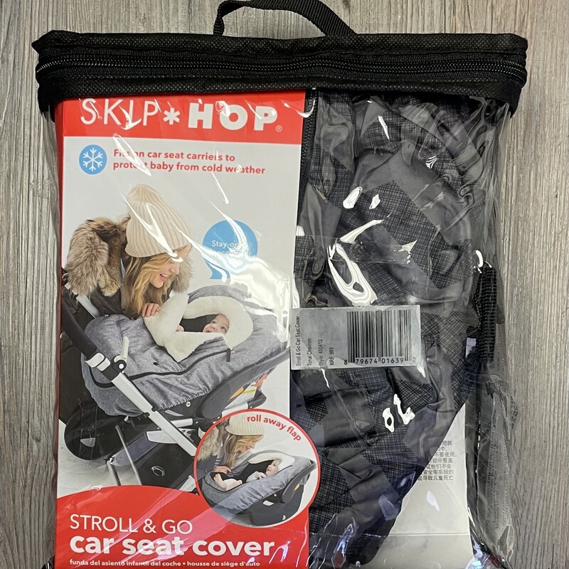 Skip Hop Stroll &go  Carseat Cover, Multi,
Size: Pre-owned