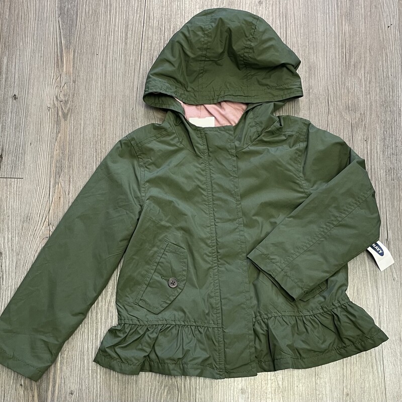 Old Navy Lined  Spring Jacket, Green, Size: 5Y
NEW