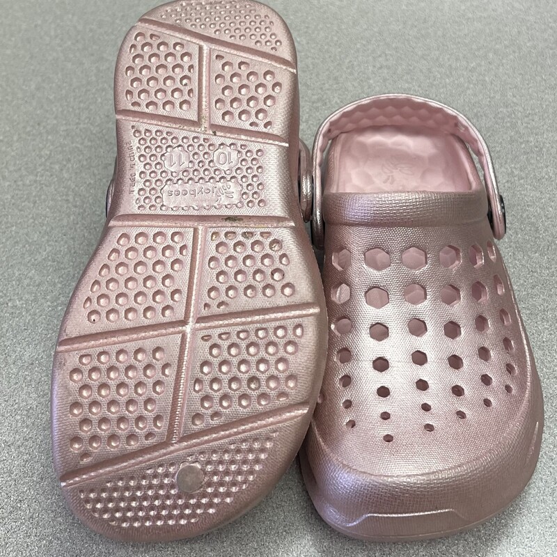 Joybees Clog, Rosegold, Size: 10-11Y