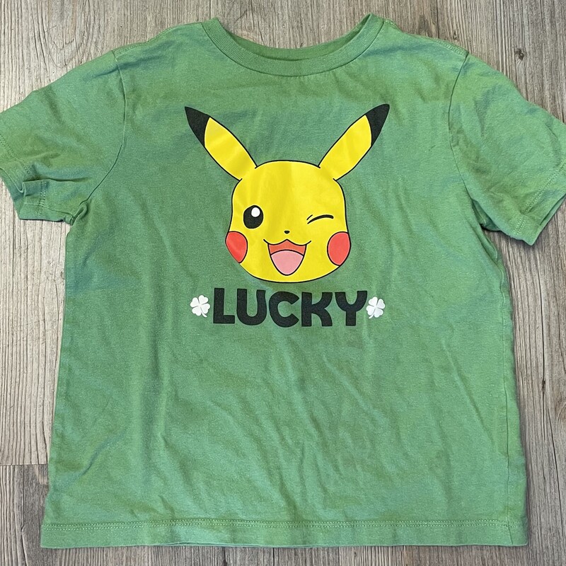 Old Navy Pokemon Tee, Green, Size: 6-7Y