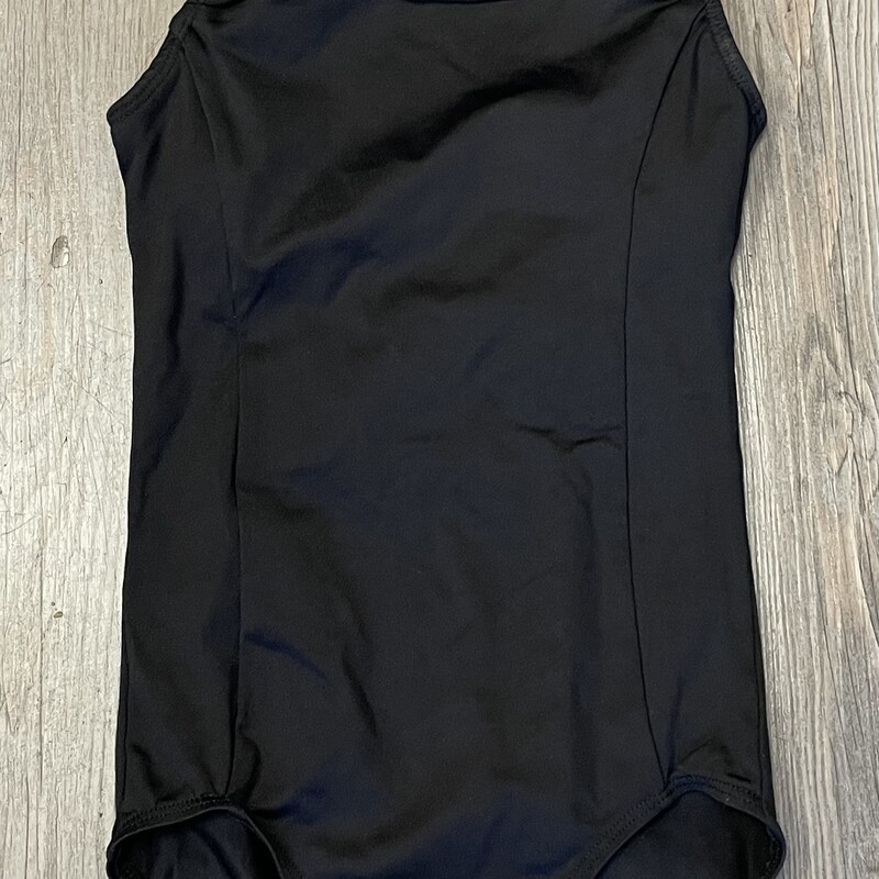 Black Leotard, Black, Size: 12-14Y