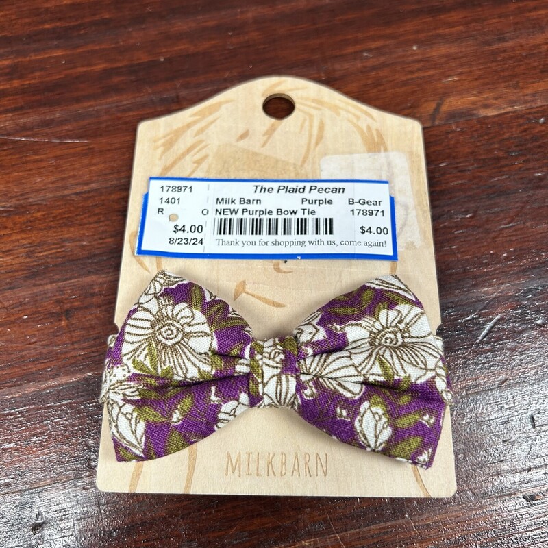 NEW Purple Bow Tie