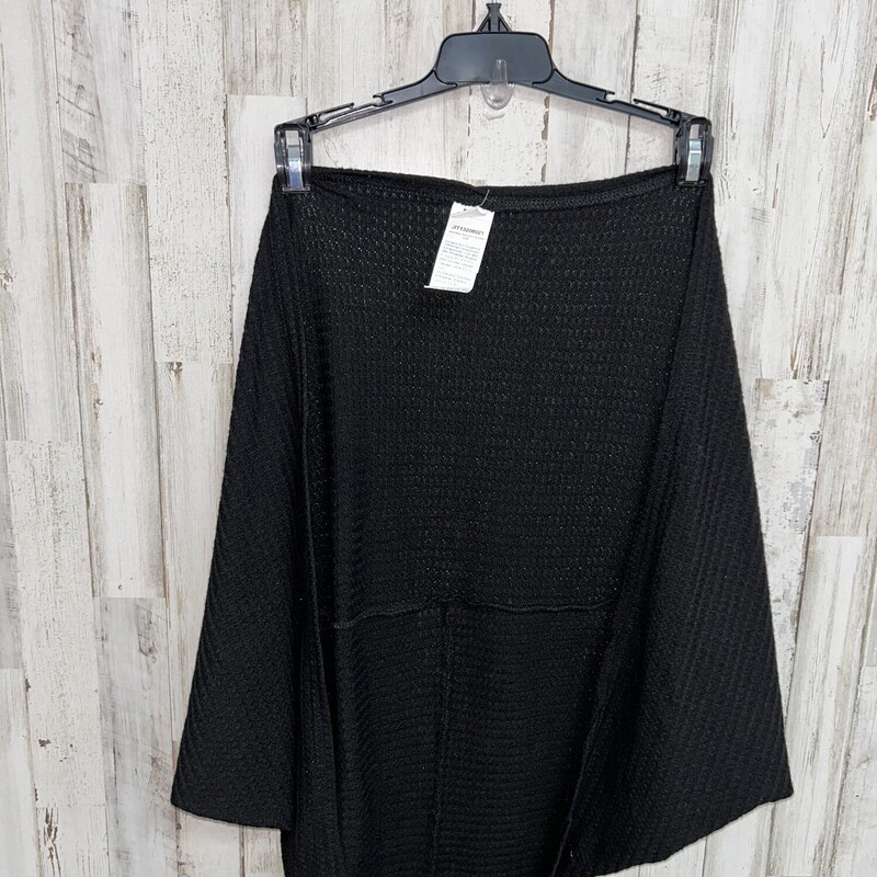 5 Black Waffle Kimono, Black, Size: Girl 5T