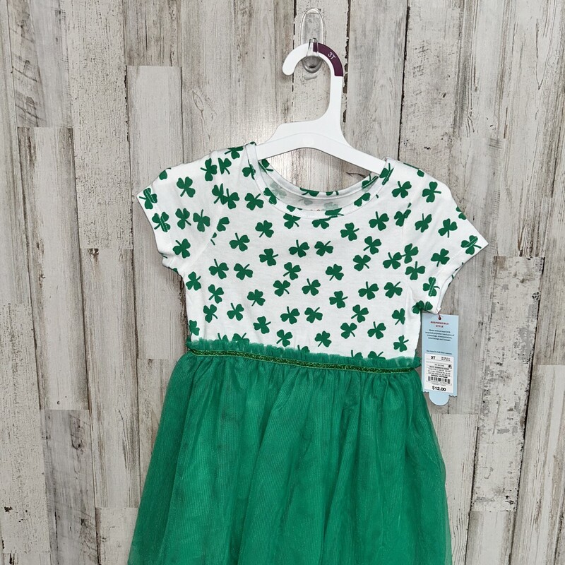 3T NEW Shamrock Dress, Green, Size: Girl 3T