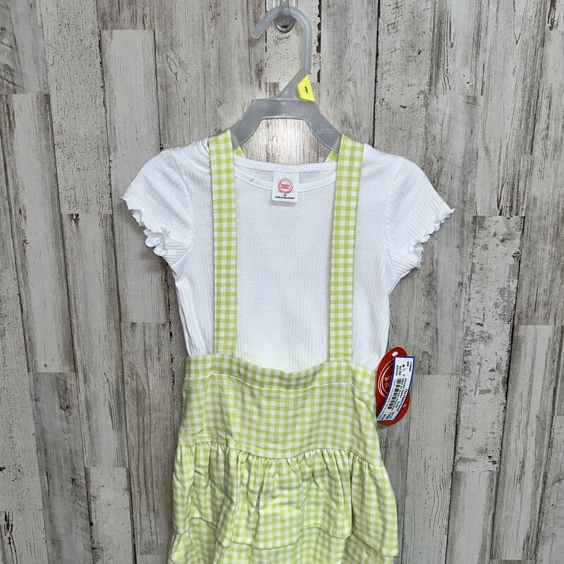 NEW 3T Green Plaid Dress, Green, Size: Girl 3T