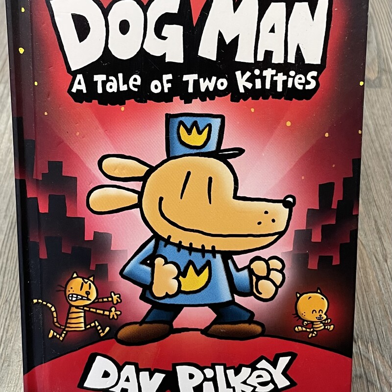 Dog Man #3, Red, Size: Hardcover