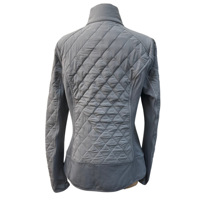 Athleta Quilted Upside Zip Jacket
Zippered Pockets
Inside Pockets As Well
Cobblestone Gray
Size: Large