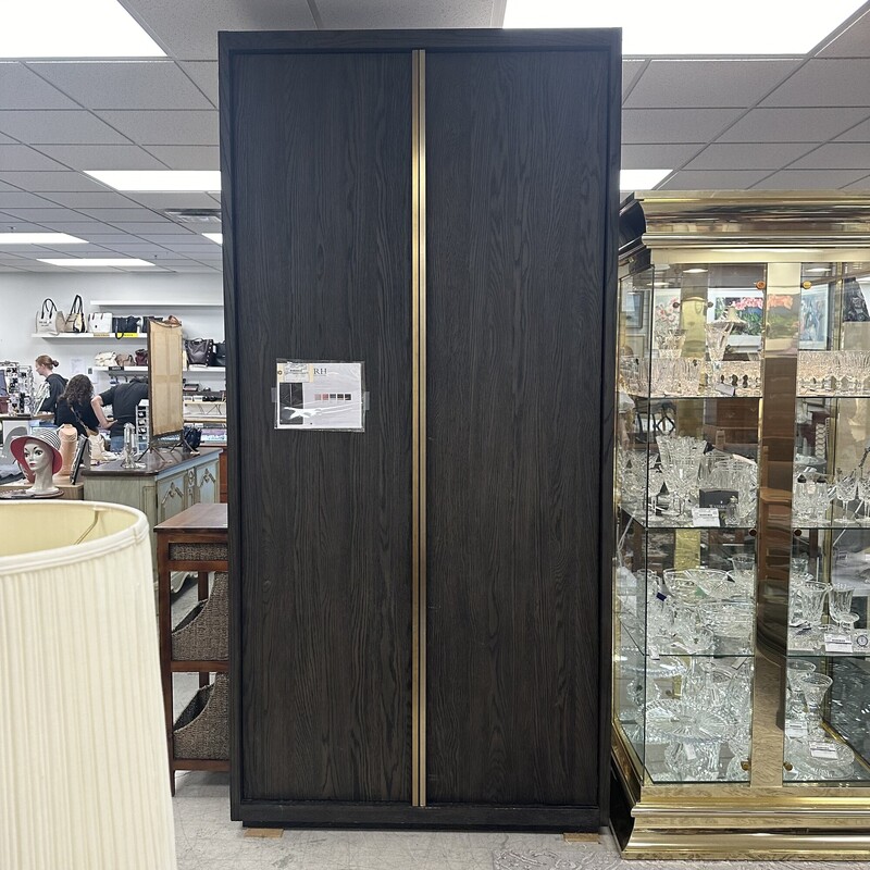 Restoration Hardware 2-Door `Bezier` Cabinet - HUGE! Retails on the RH website for $6,260.
Size: 50W X 18D X 91H