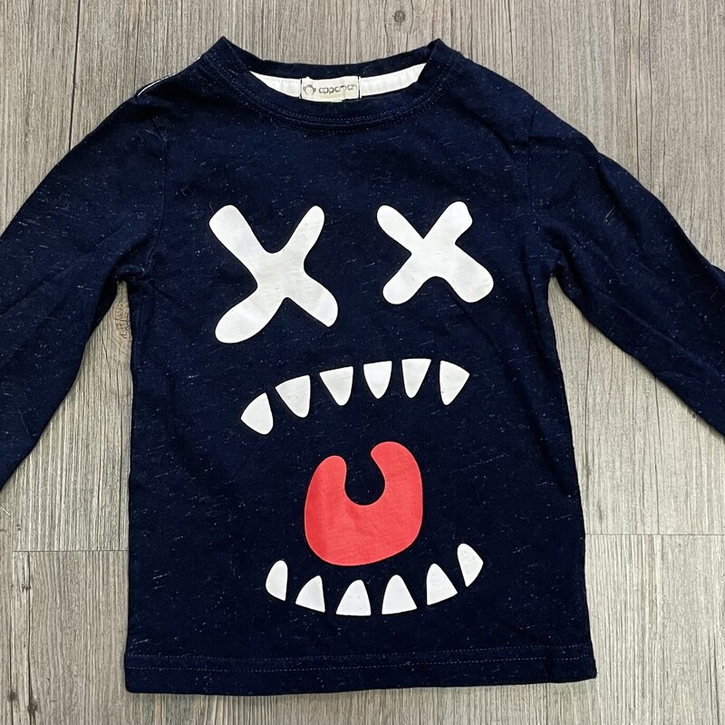 Appaman Shirt LS, Navy, Size: 2Y