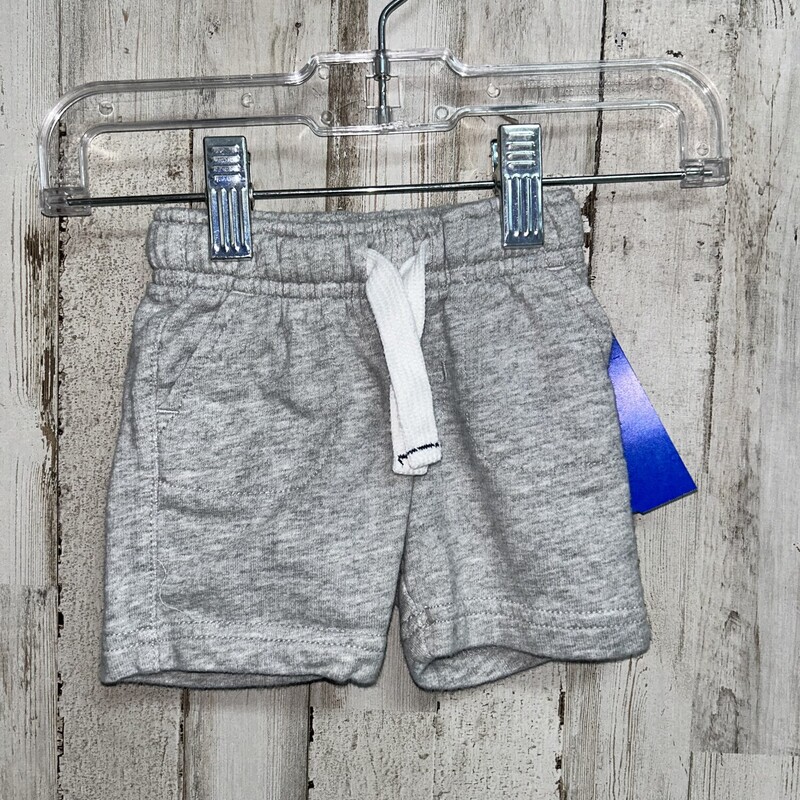 3M Grey Sweat Shorts, Grey, Size: Boy 0-9m