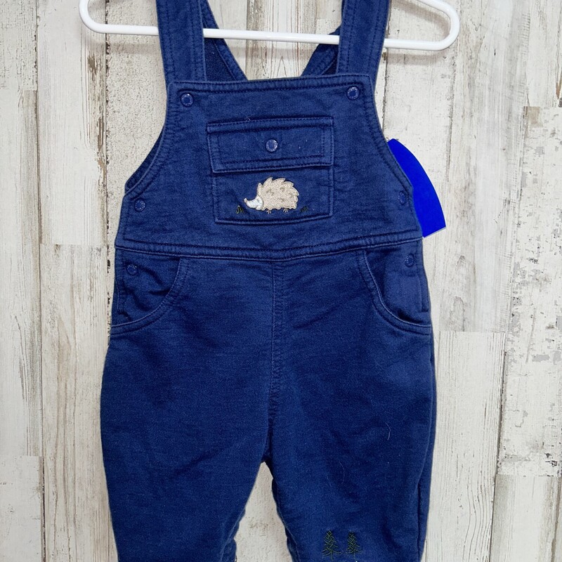 3/6M Navy Hedgehog Romper