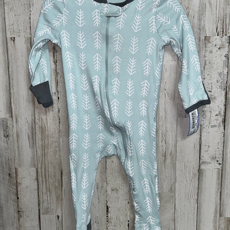 6/9M Mint Arrown Sleeper, Blue, Size: Boy 0-9m