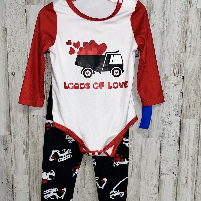 12/18M 3pc Loads Of Love, White, Size: Boy 12-24m