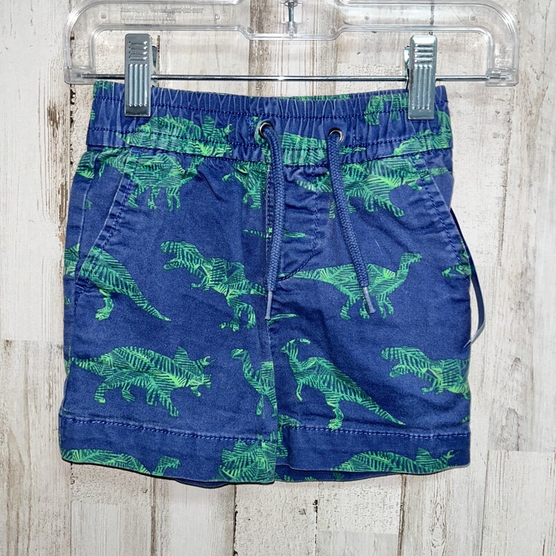 12/18M Blue Dino Shorts