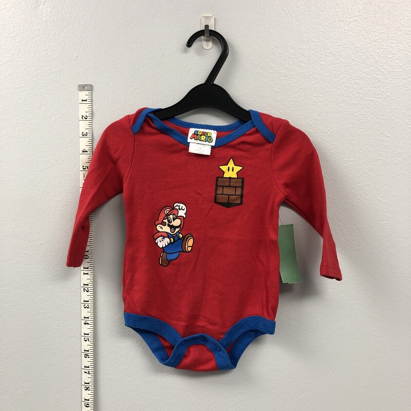 Super Mario, Size: 6-12m, Item: Shirt