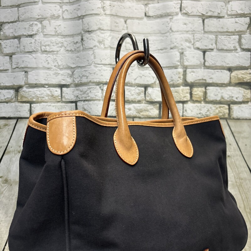 Dooney & Bourke, Black/ta, Size: Tote