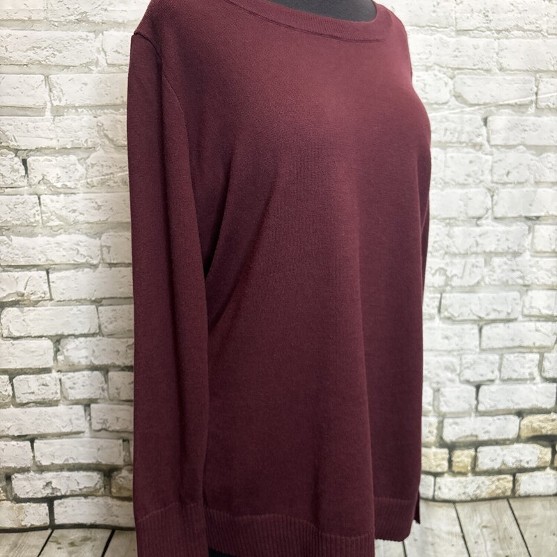 D & Co, Burgundy, Size: Large