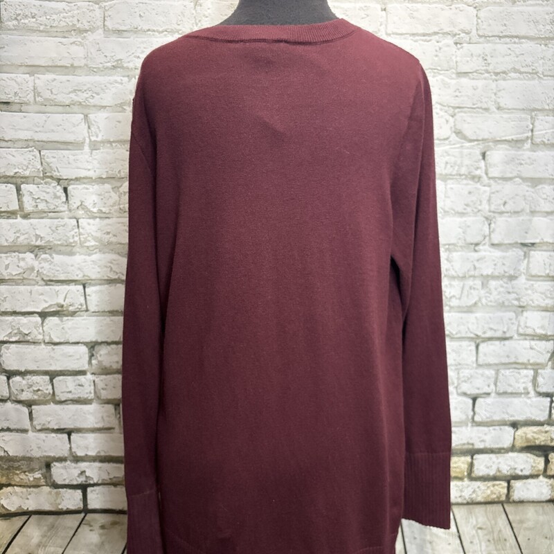 D & Co, Burgundy, Size: Large