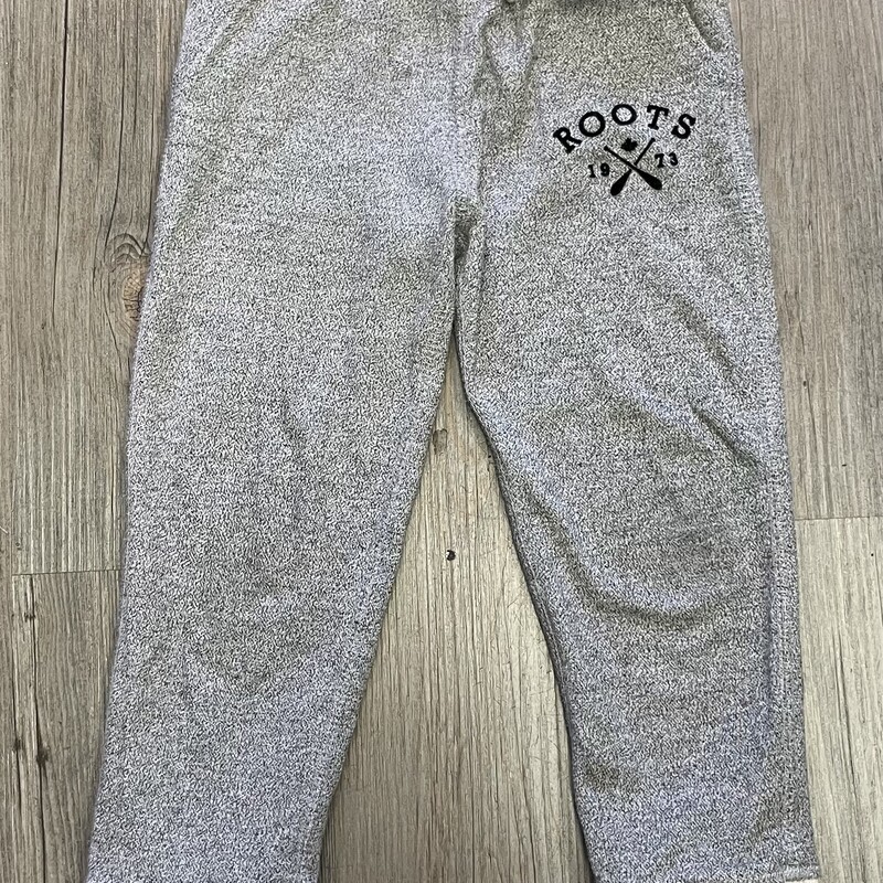 Roots Cabin Sweatpants, Grey, Size: 5Y