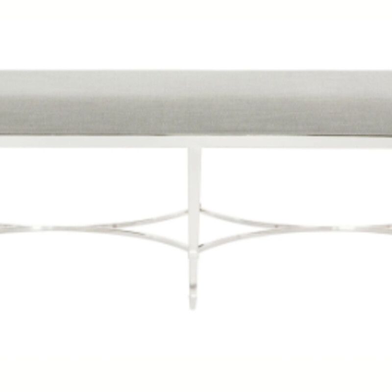 Bernhardt Criteria Metal Bench
Silver Gray Size: 56 x 19 x 18H
Retails: $1725