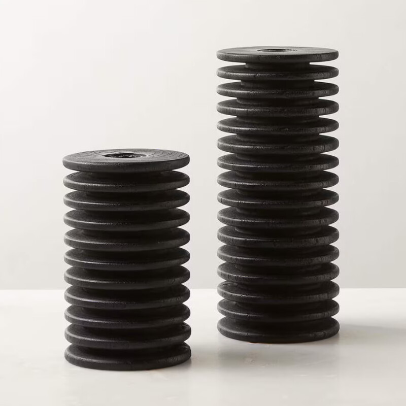 CB2 Layered Small Ribbed Candleholder
Black Size: 3.5 x 8H
Each sold separately
Small retails: $45+