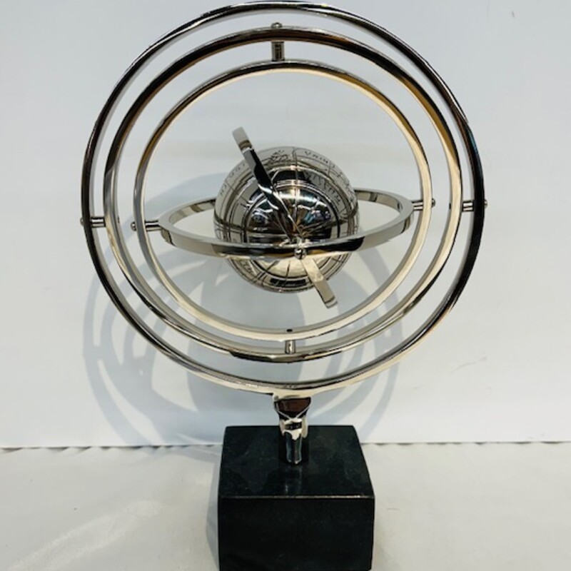 Metal Armillary Sphere
Silver Black Size: 7.5 x 11H