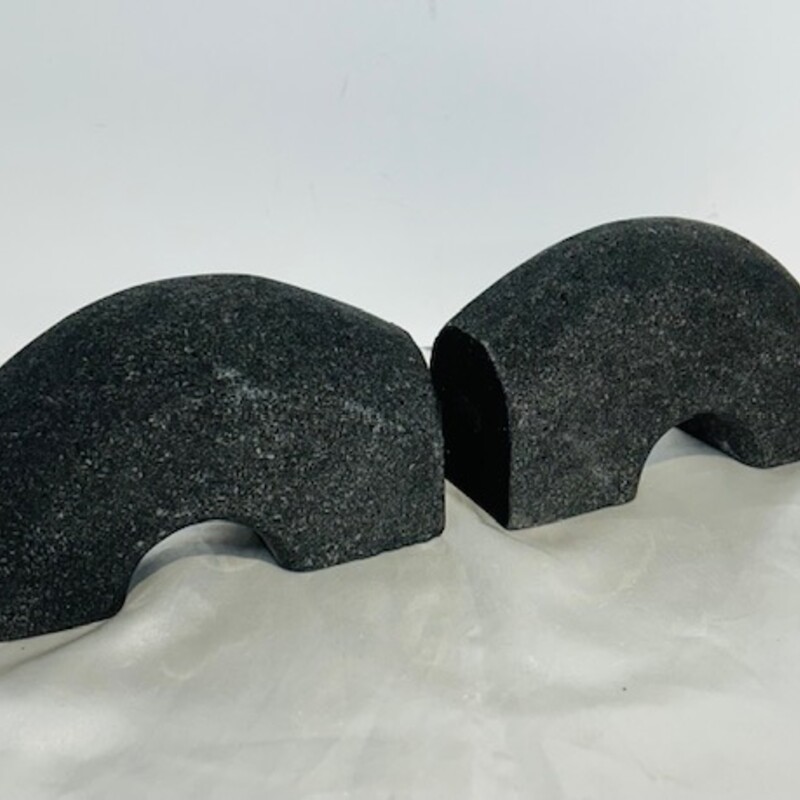 Set of 2 Stone Arch Bookends
Black Size: 7 x 4H