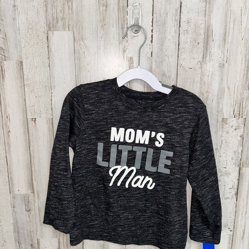 4T Moms Little Man Tee, Black, Size: Boy 2T-4T