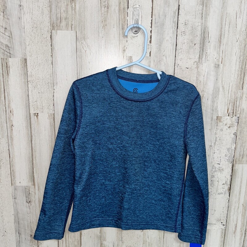 4/5 Blue Heathered Top, Blue, Size: Boy 2T-4T