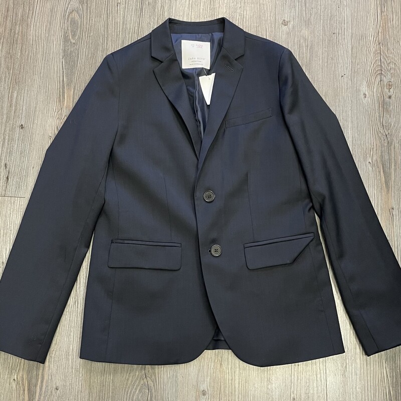 Zara Blazer, Black, Size: 11-12Y
60% Wool