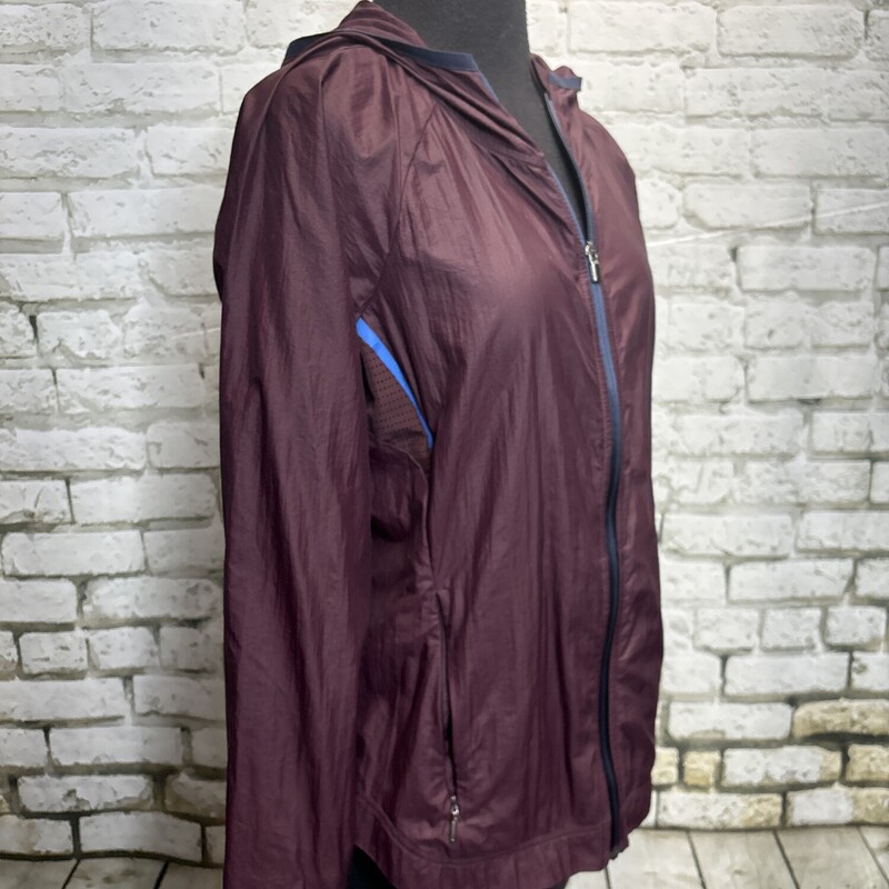 Athleta Stow Jacket, Maroon, Size: Small