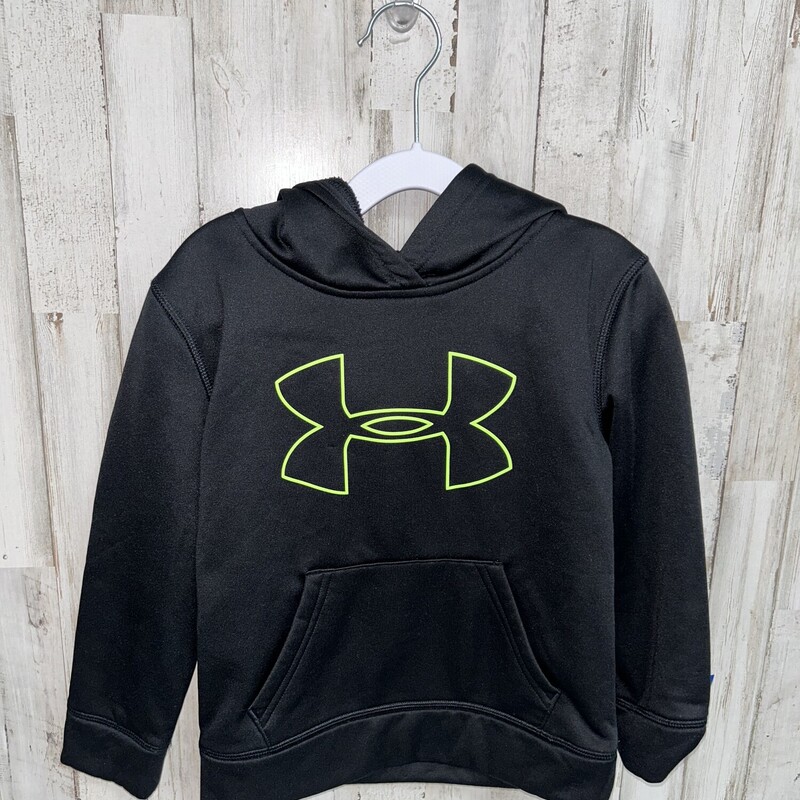 5 Black Logo Hoodie, Black, Size: Boy 5-8