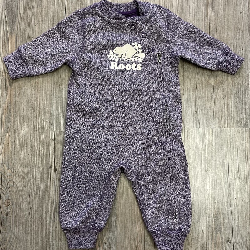 Roots Sweats  Romper, Purple, Size: 3-6M