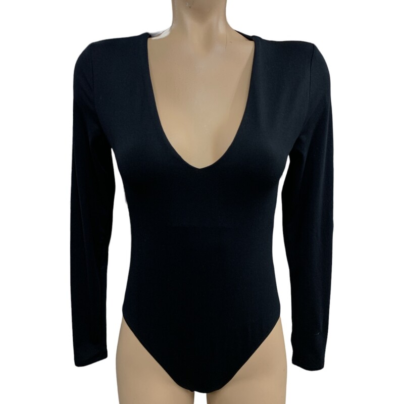 H&M Bodysuit, Black, Size: S