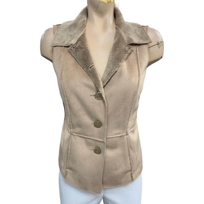 Tabi Fur NWT, Tan, Size: Xs