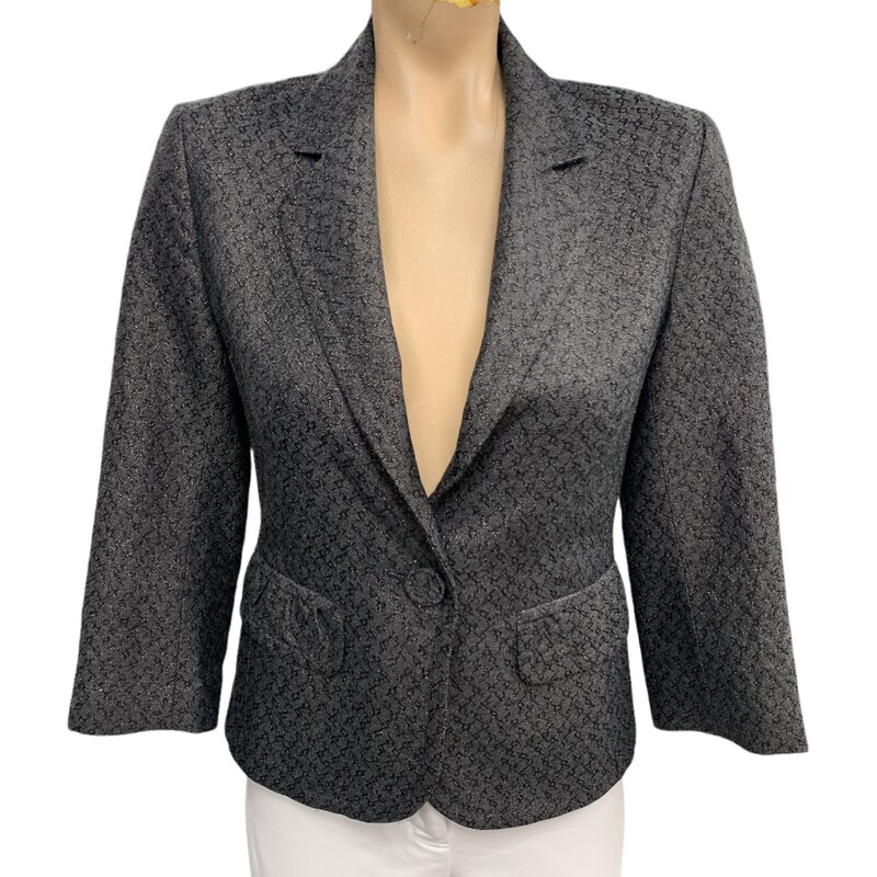 Club Monaco Blazer S2, Blk/slvr, Size: Xs