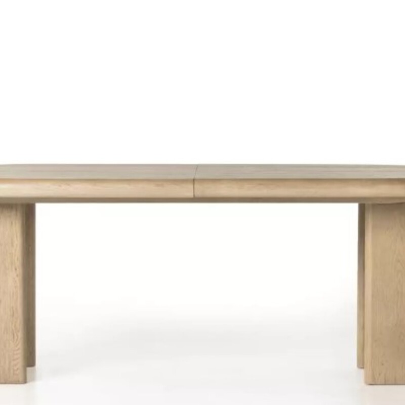 Four Hands Jaylen Extension Dining Table
Light Oak with Rounded Edges
Size: 87 x 42 x 30H
Built in Extension-Expands to 107 Inches Long
NEW
Retail $2500