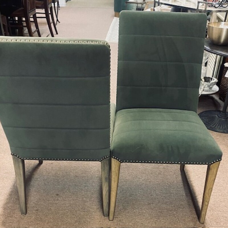 Four Hands Nate Velvet Dining Chairs
Sage Grey Cotton Velvet Armless Chairs
20x25x37H
Set of 4
NEW
Retail $1800+