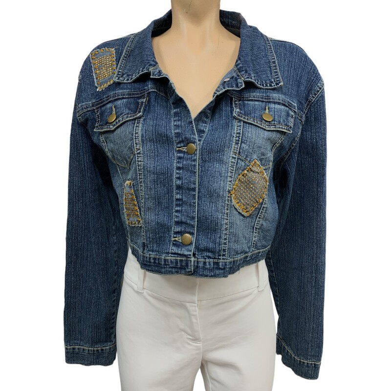 Romablup Denim Jacket, Denim, Size: M