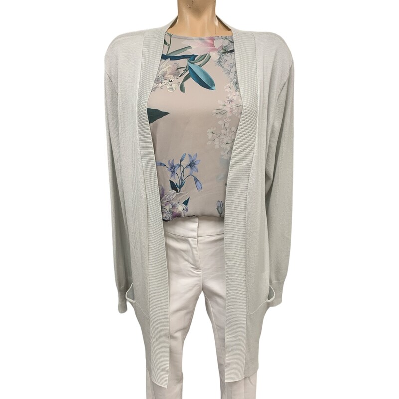 Tahari Cardigan, Babyblue, Size: XL